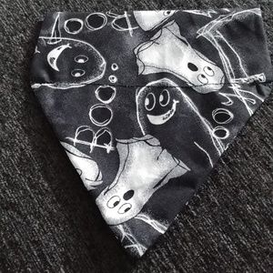XS slide on dog bandana with matching headband